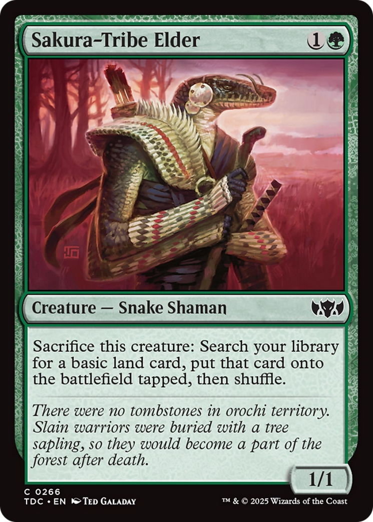 Sakura-Tribe Elder [Tarkir: Dragonstorm Commander] | Grognard Games