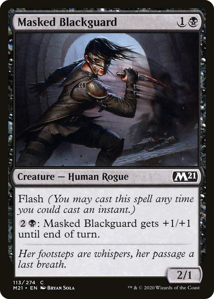 Masked Blackguard [Core Set 2021] | Grognard Games