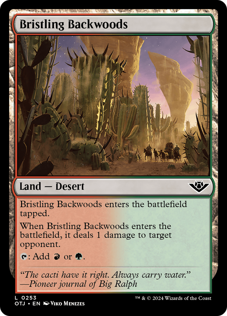 Bristling Backwoods (OTJ-253) - Outlaws of Thunder Junction | Grognard Games