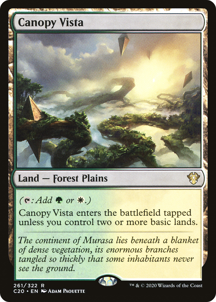 Canopy Vista [Commander 2020] | Grognard Games