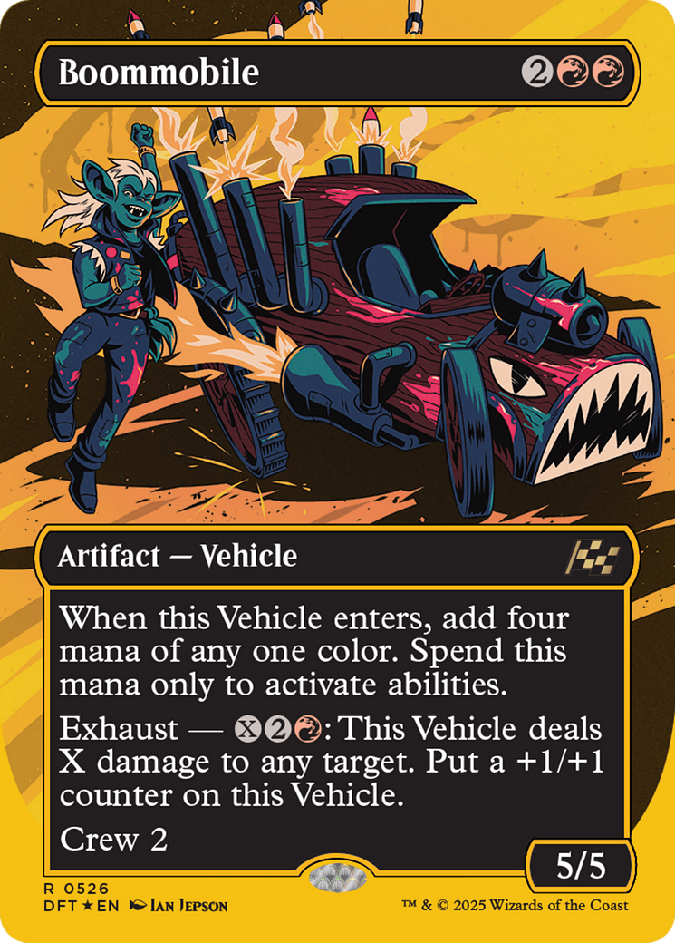 Boommobile (Borderless) (First-Place Foil) [Aetherdrift] | Grognard Games