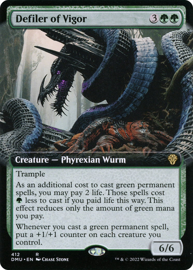 Defiler of Vigor (Extended Art) [Dominaria United] | Grognard Games
