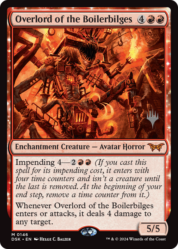 Overlord of the Boilerbilges (Promo Pack) [Duskmourn: House of Horror Promos] | Grognard Games