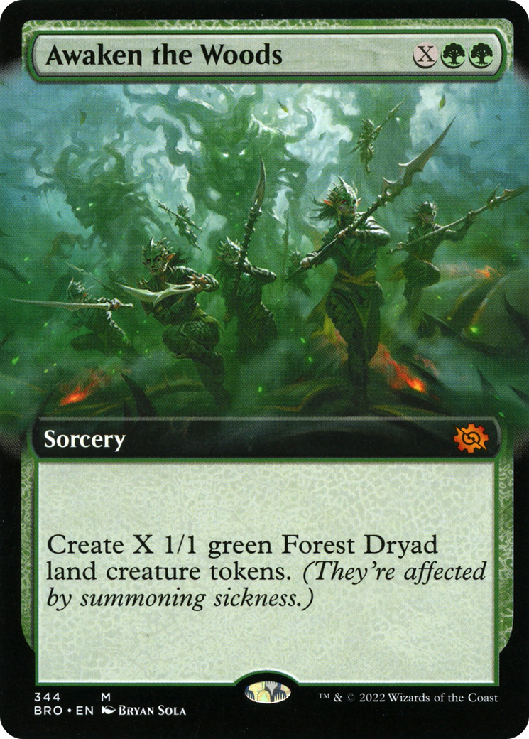 Awaken the Woods (Extended Art) [The Brothers' War] | Grognard Games