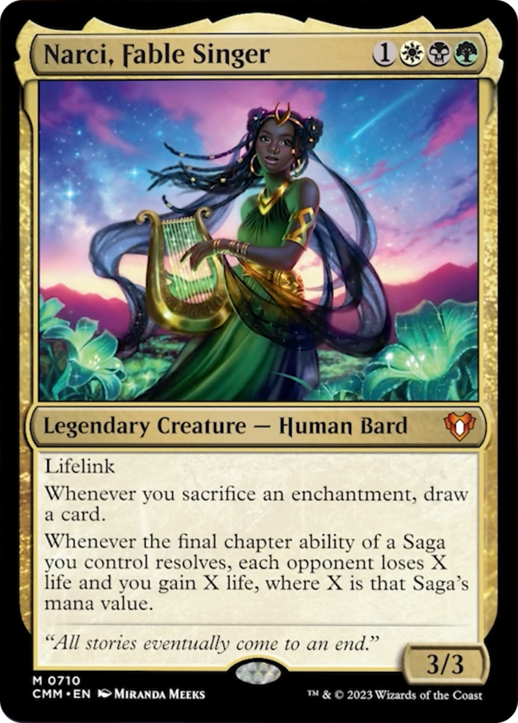 Narci, Fable Singer [Commander Masters] | Grognard Games