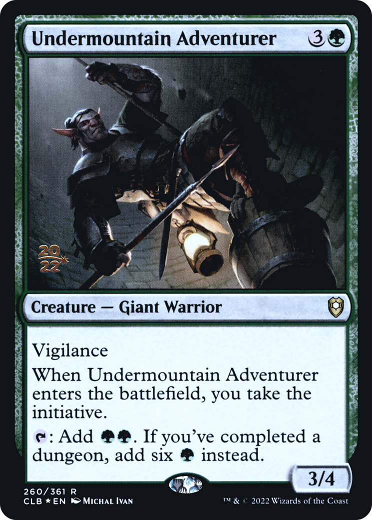 Undermountain Adventurer [Commander Legends: Battle for Baldur's Gate Prerelease Promos] | Grognard Games