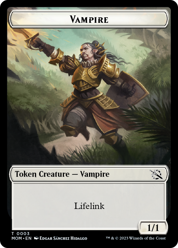 Vampire Token [March of the Machine Tokens] | Grognard Games