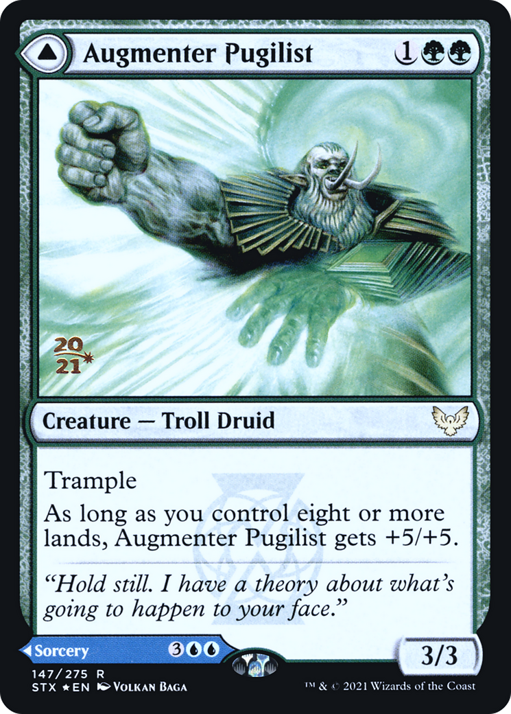 Augmenter Pugilist // Echoing Equation [Strixhaven: School of Mages Prerelease Promos] | Grognard Games