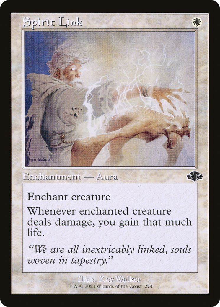 Spirit Link (Retro) [Dominaria Remastered] | Grognard Games