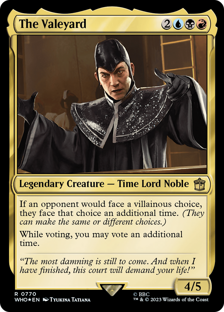 The Valeyard (Surge Foil) [Doctor Who] | Grognard Games