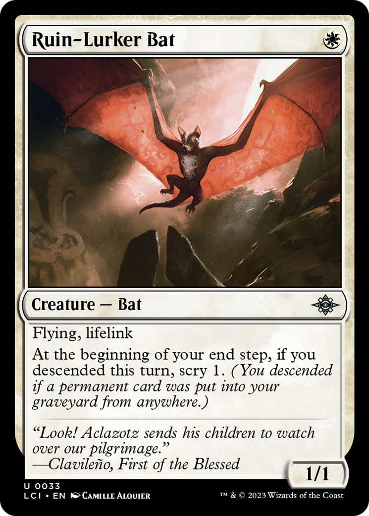 Ruin-Lurker Bat [The Lost Caverns of Ixalan] | Grognard Games
