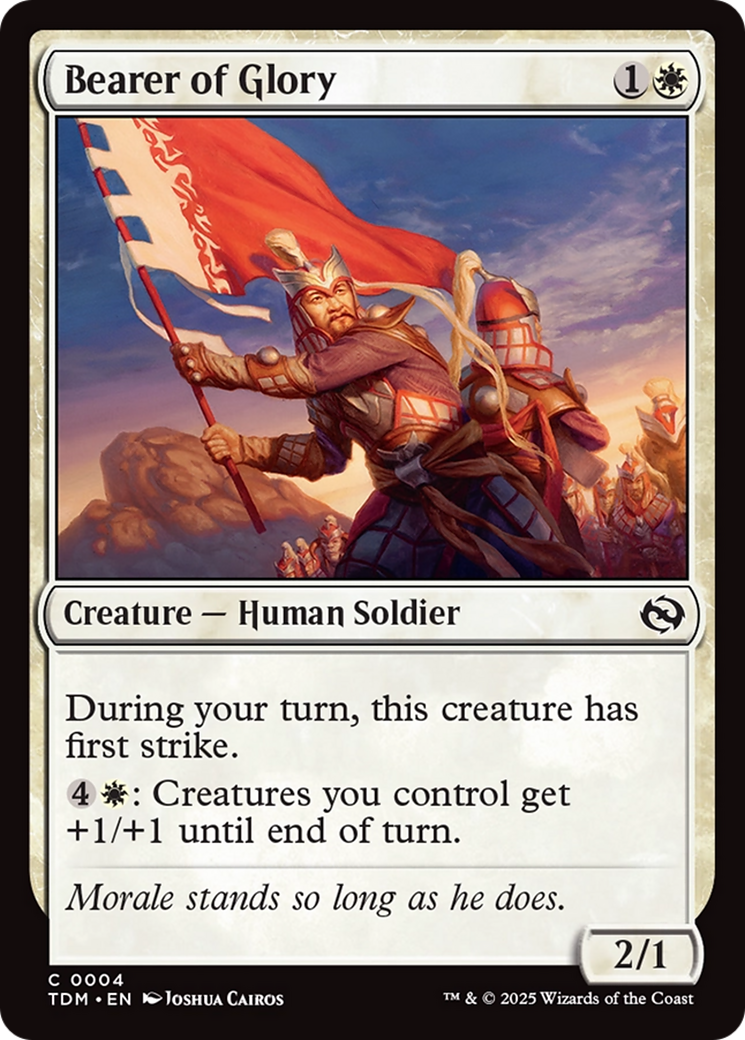 Bearer of Glory [Tarkir: Dragonstorm] | Grognard Games