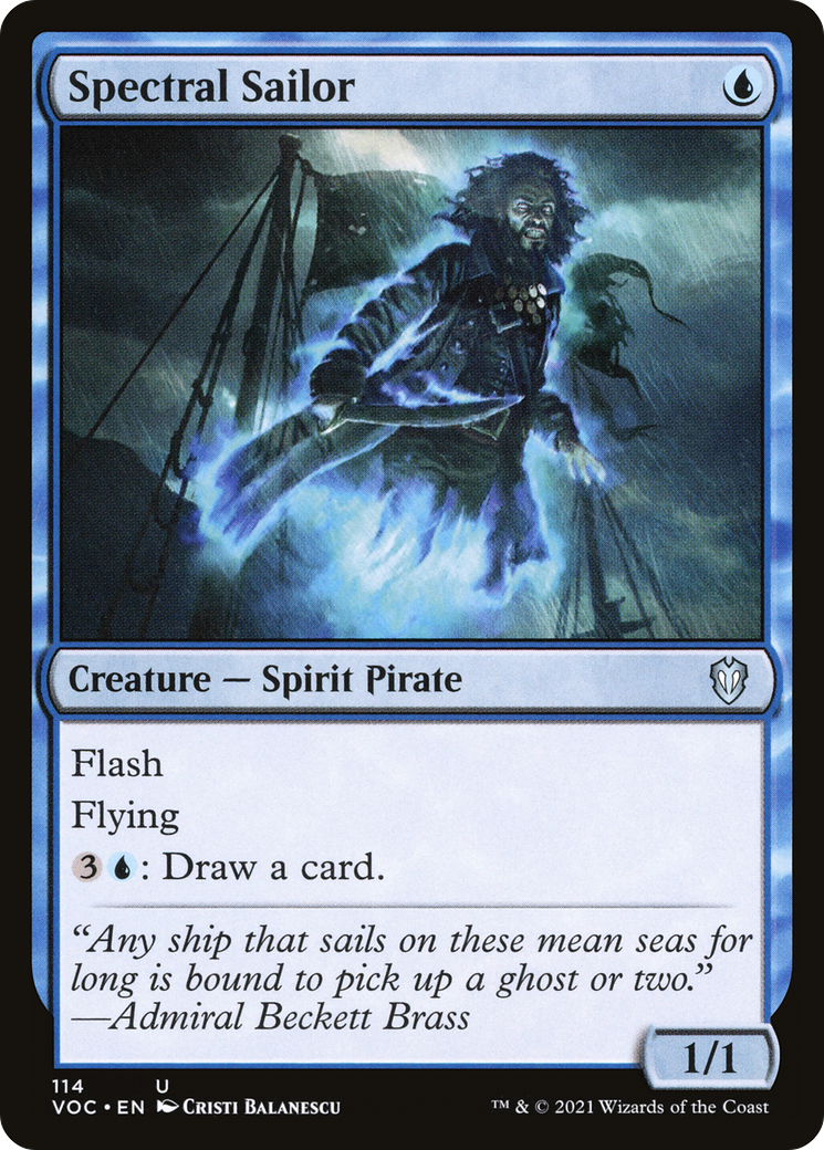 Spectral Sailor [Innistrad: Crimson Vow Commander] | Grognard Games