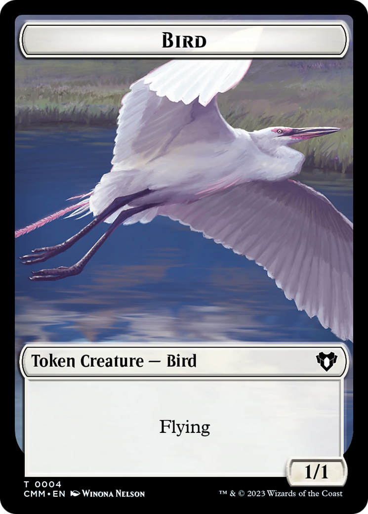 Bird Token [Commander Masters Tokens] | Grognard Games