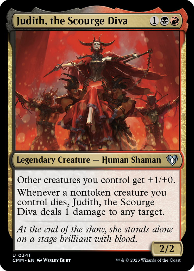 Judith, the Scourge Diva [Commander Masters] | Grognard Games