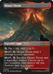 Mount Doom (Borderless Alternate Art) [The Lord of the Rings: Tales of Middle-Earth] | Grognard Games