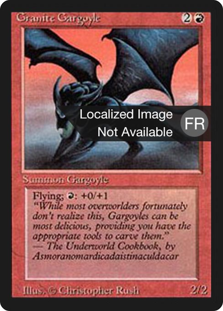 Granite Gargoyle [Foreign Black Border] | Grognard Games