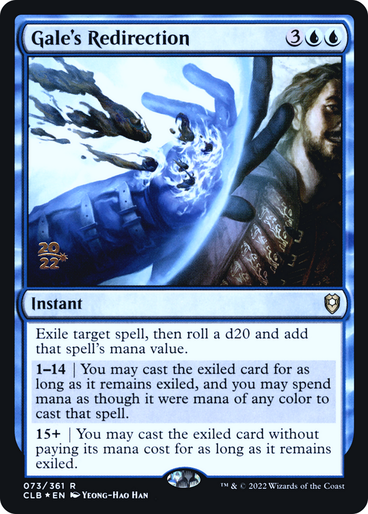 Gale's Redirection [Commander Legends: Battle for Baldur's Gate Prerelease Promos] | Grognard Games