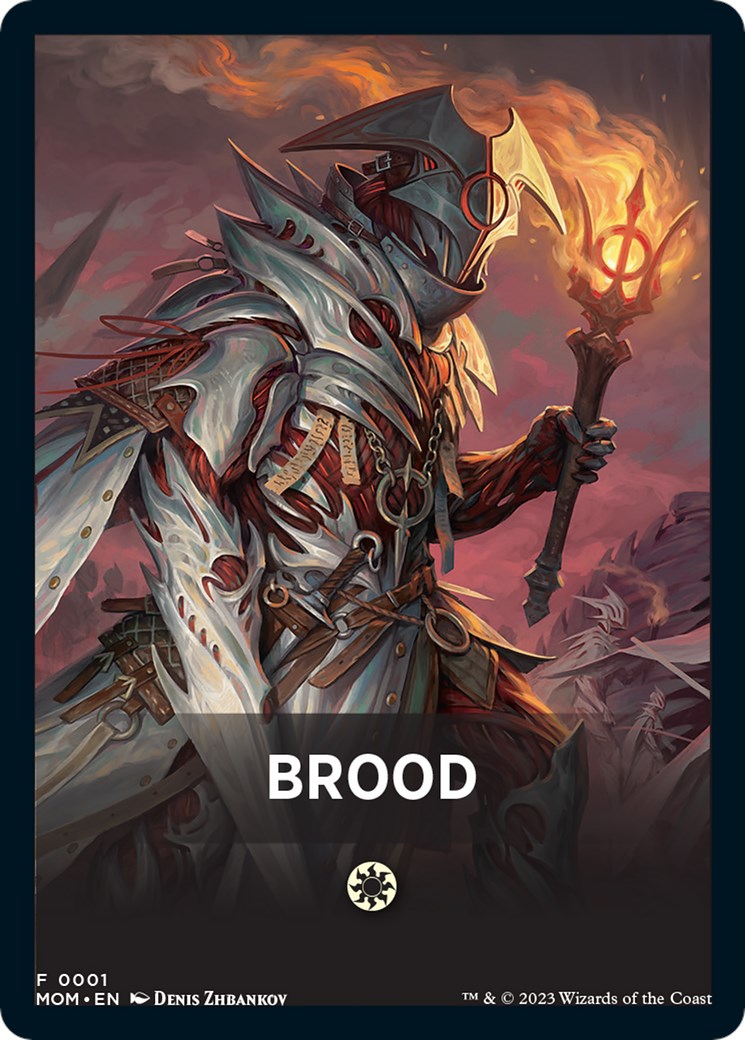 Brood Theme Card [March of the Machine Tokens] | Grognard Games