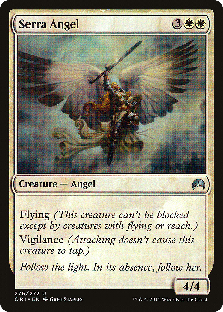 Serra Angel (ORI-276) - Magic Origins Foil | Grognard Games