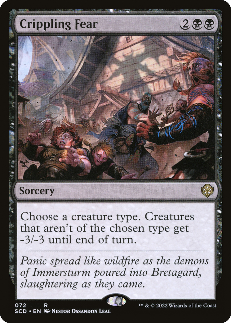 Crippling Fear [Starter Commander Decks] | Grognard Games