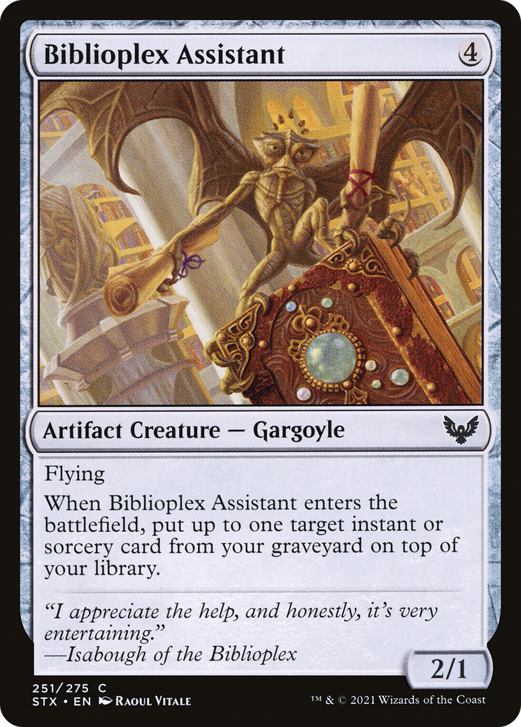 Biblioplex Assistant [Strixhaven: School of Mages] | Grognard Games
