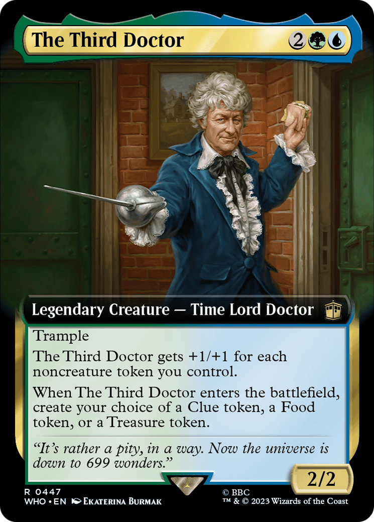 The Third Doctor (Extended Art) [Doctor Who] | Grognard Games