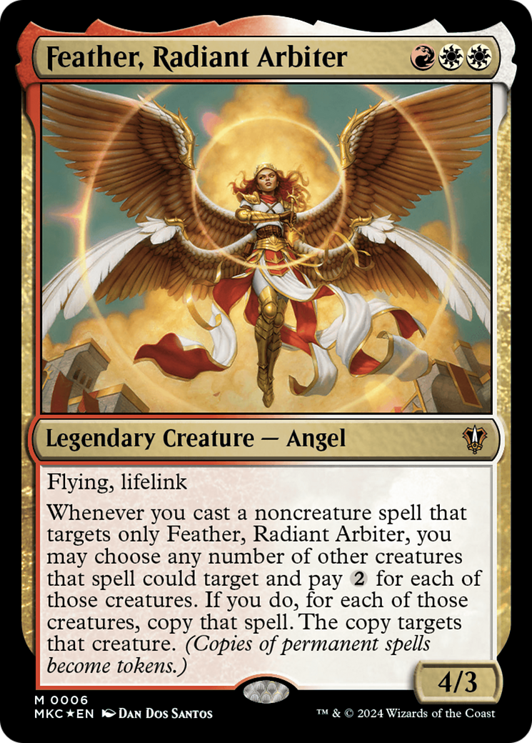 Feather, Radiant Arbiter [Murders at Karlov Manor Commander] | Grognard Games