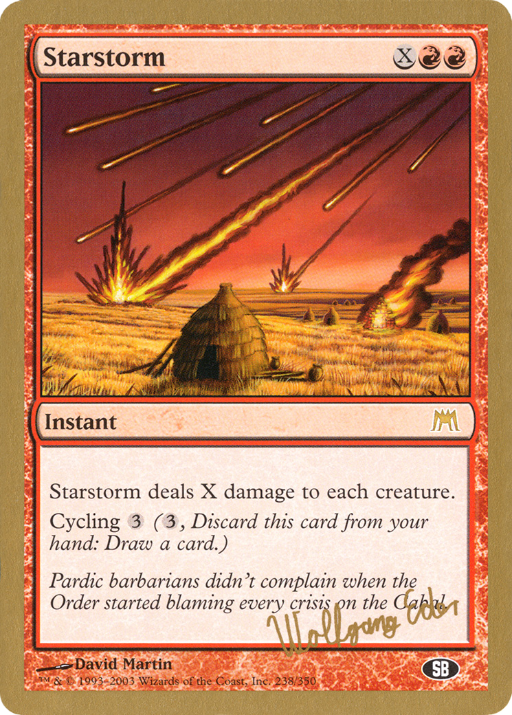 Starstorm (Wolfgang Eder) (SB) [World Championship Decks 2003] | Grognard Games