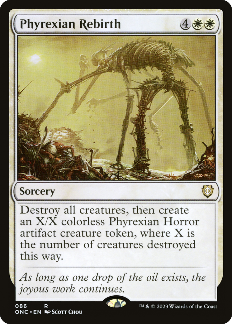 Phyrexian Rebirth [Phyrexia: All Will Be One Commander] | Grognard Games