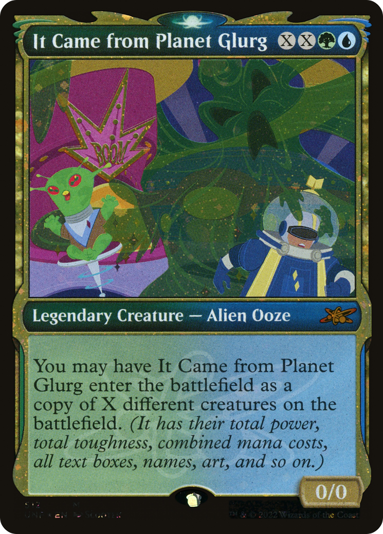 It Came from Planet Glurg (Showcase) (Galaxy Foil) [Unfinity] | Grognard Games