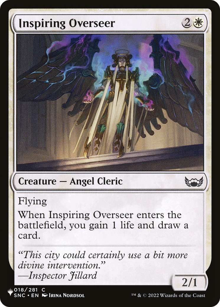 Inspiring Overseer [The List] | Grognard Games