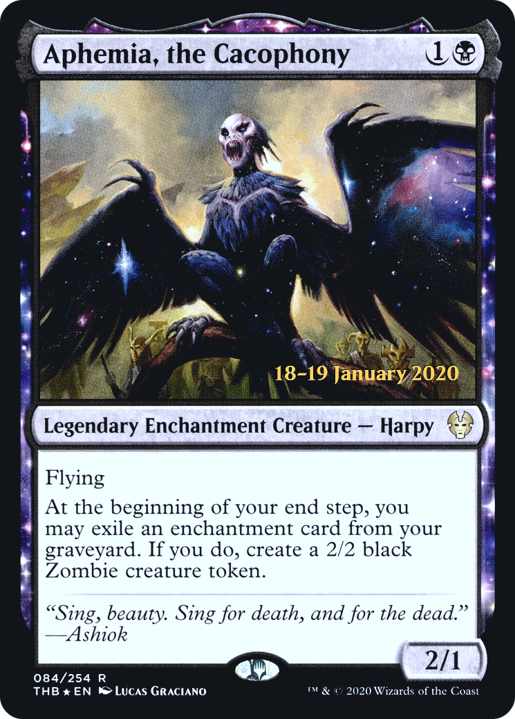 Aphemia, the Cacophony [Theros Beyond Death Prerelease Promos] | Grognard Games