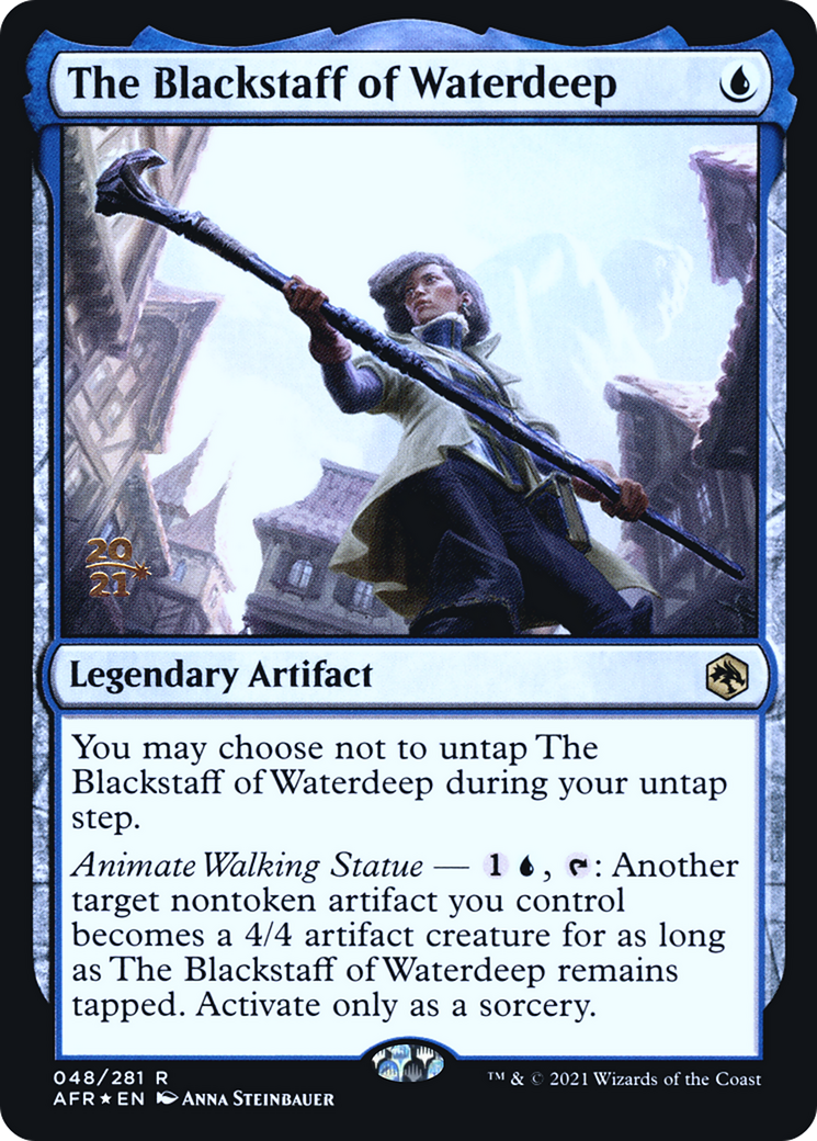 The Blackstaff of Waterdeep [Dungeons & Dragons: Adventures in the Forgotten Realms Prerelease Promos] | Grognard Games