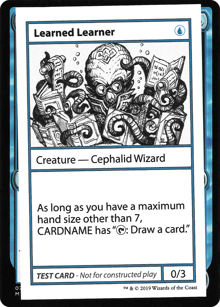 Learned Learner (2021 Edition) [Mystery Booster Playtest Cards] | Grognard Games