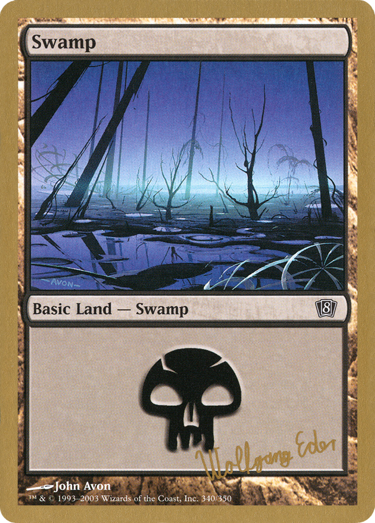 Swamp (we340) (Wolfgang Eder) [World Championship Decks 2003] | Grognard Games