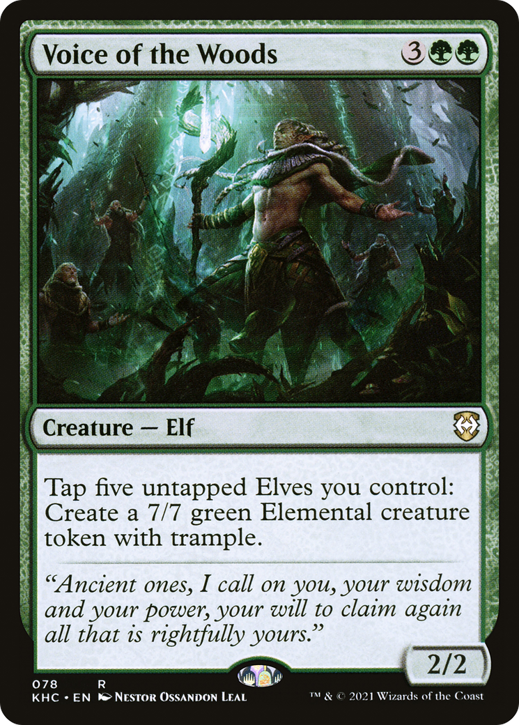 Voice of the Woods [Kaldheim Commander] | Grognard Games