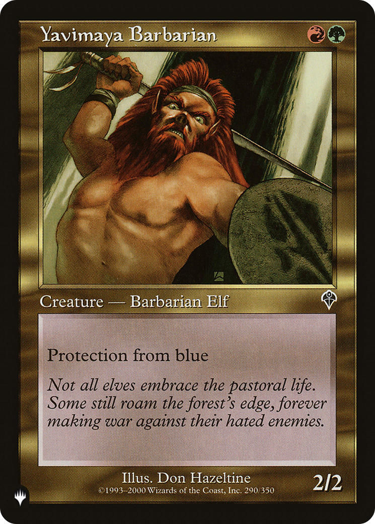 Yavimaya Barbarian [The List] | Grognard Games