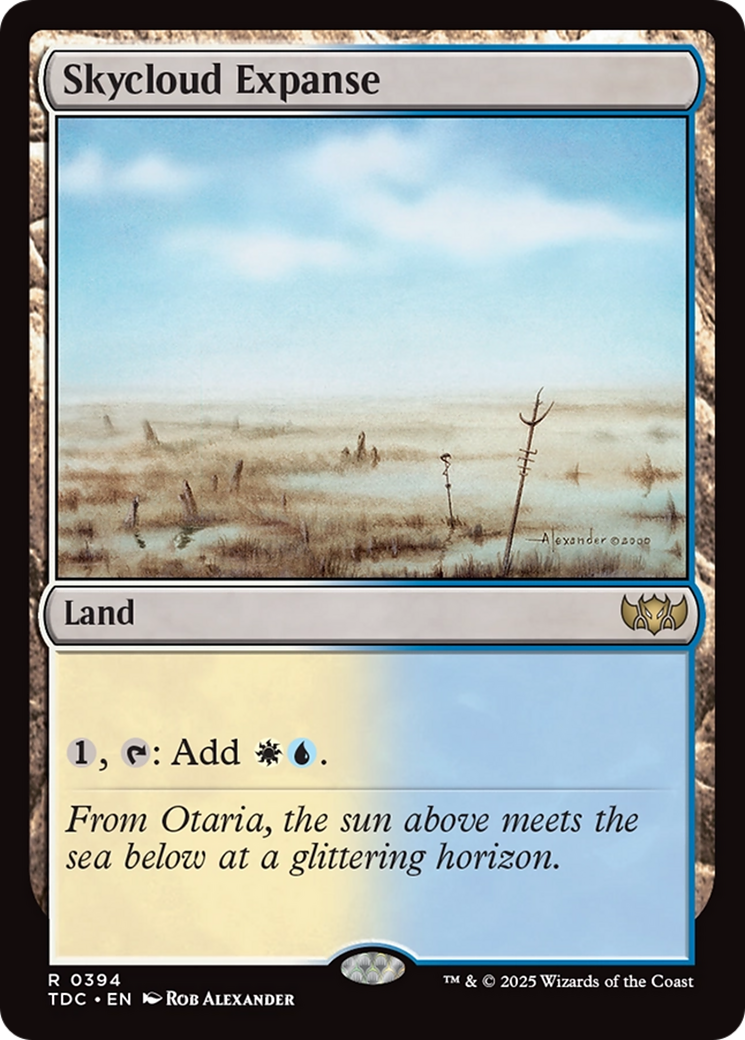 Skycloud Expanse [Tarkir: Dragonstorm Commander] | Grognard Games