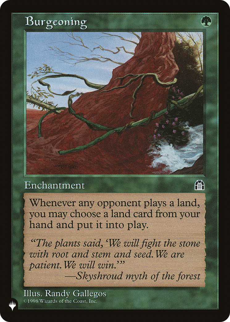 Burgeoning [The List] | Grognard Games