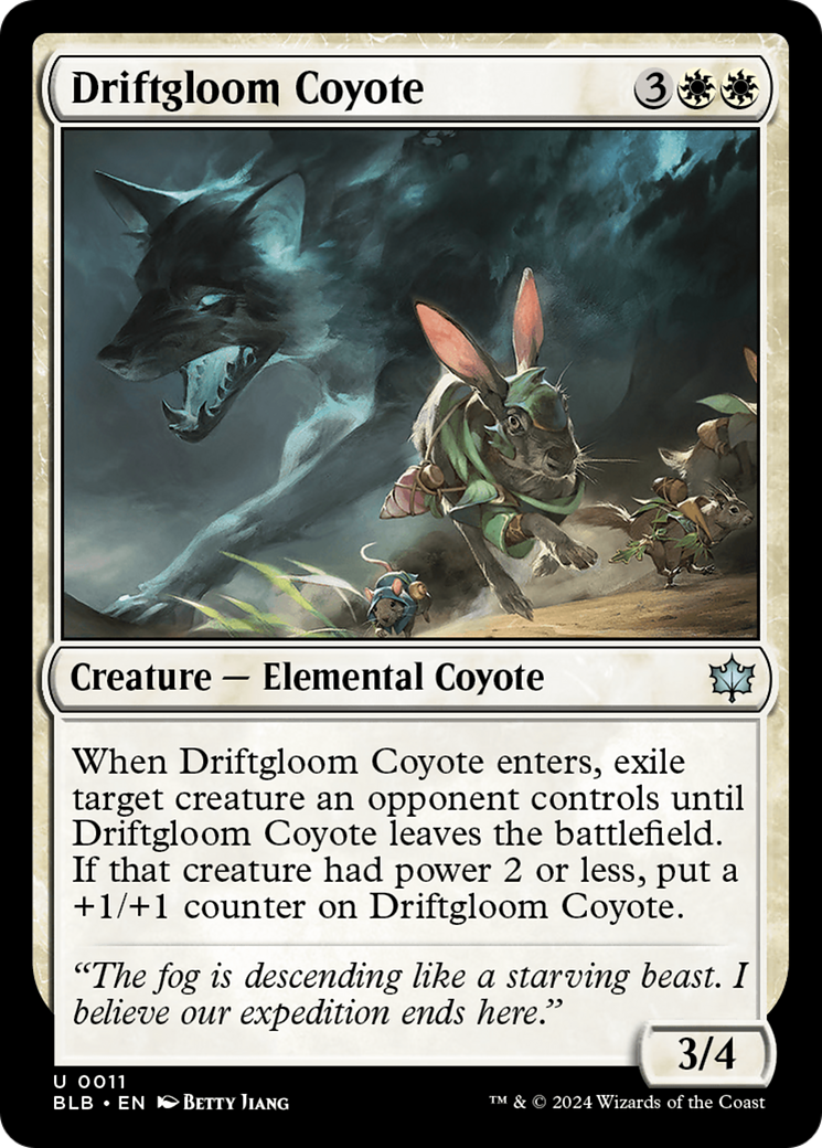Driftgloom Coyote [Bloomburrow] | Grognard Games