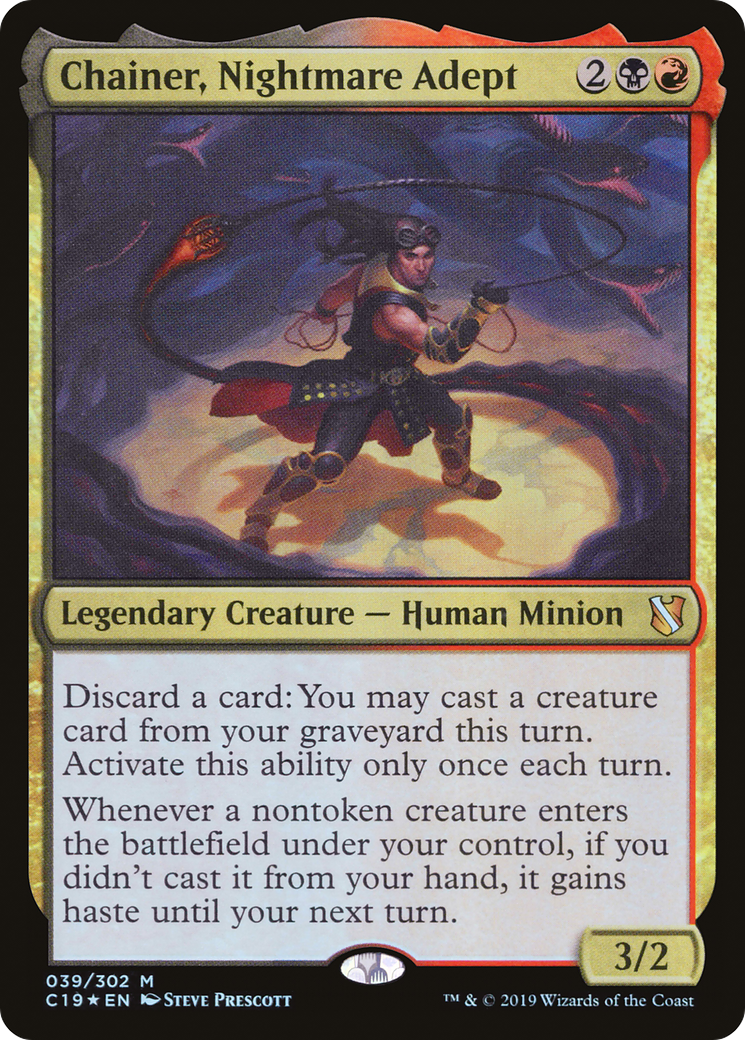 Chainer, Nightmare Adept [Commander 2019] | Grognard Games