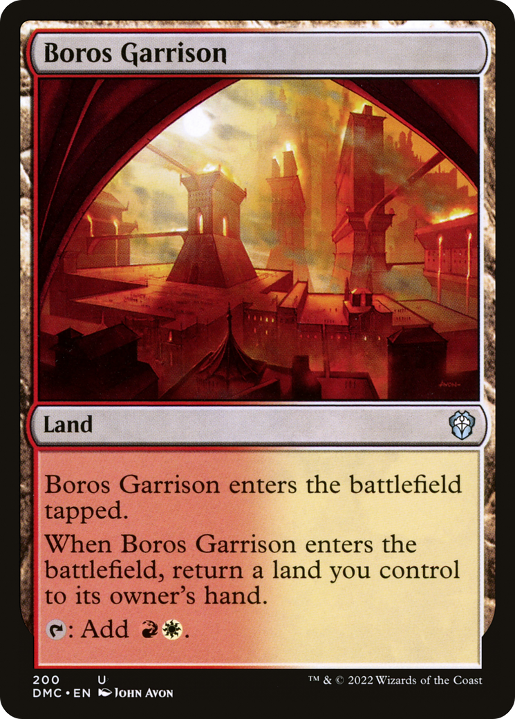 Boros Garrison [Dominaria United Commander] | Grognard Games