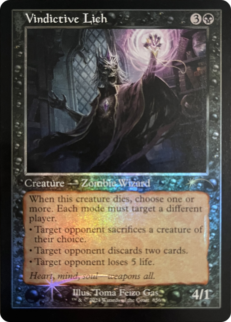 Vindictive Lich (Retro Frame) [Secret Lair Drop Series] | Grognard Games