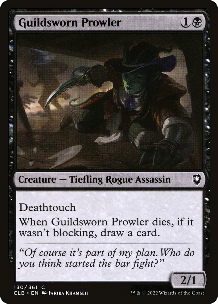 Guildsworn Prowler [Commander Legends: Battle for Baldur's Gate] | Grognard Games