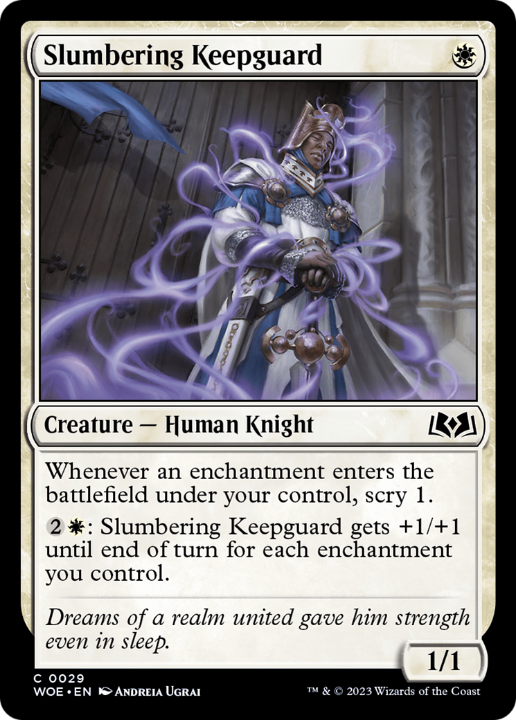 Slumbering Keepguard [Wilds of Eldraine] | Grognard Games
