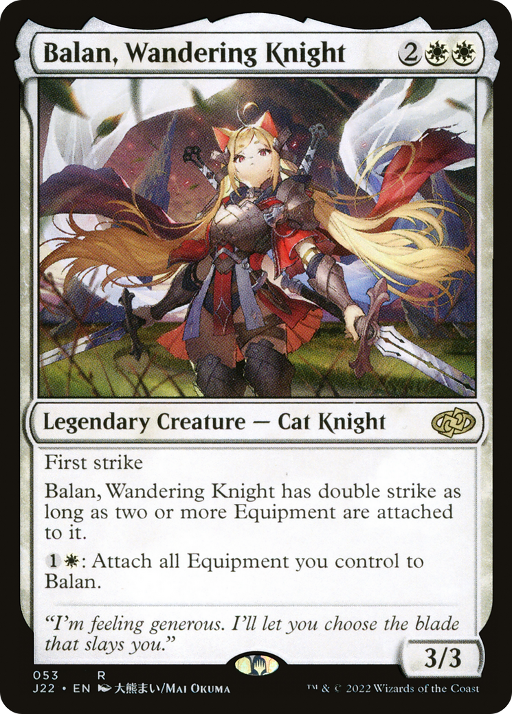 Balan, Wandering Knight [Jumpstart 2022] | Grognard Games