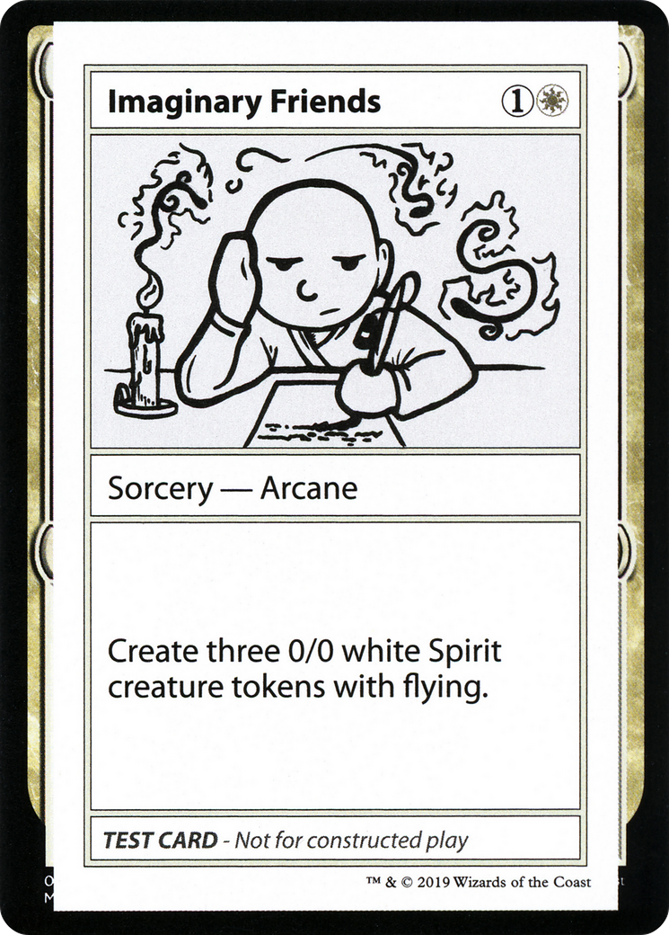 Imaginary Friends (2021 Edition) [Mystery Booster Playtest Cards] | Grognard Games
