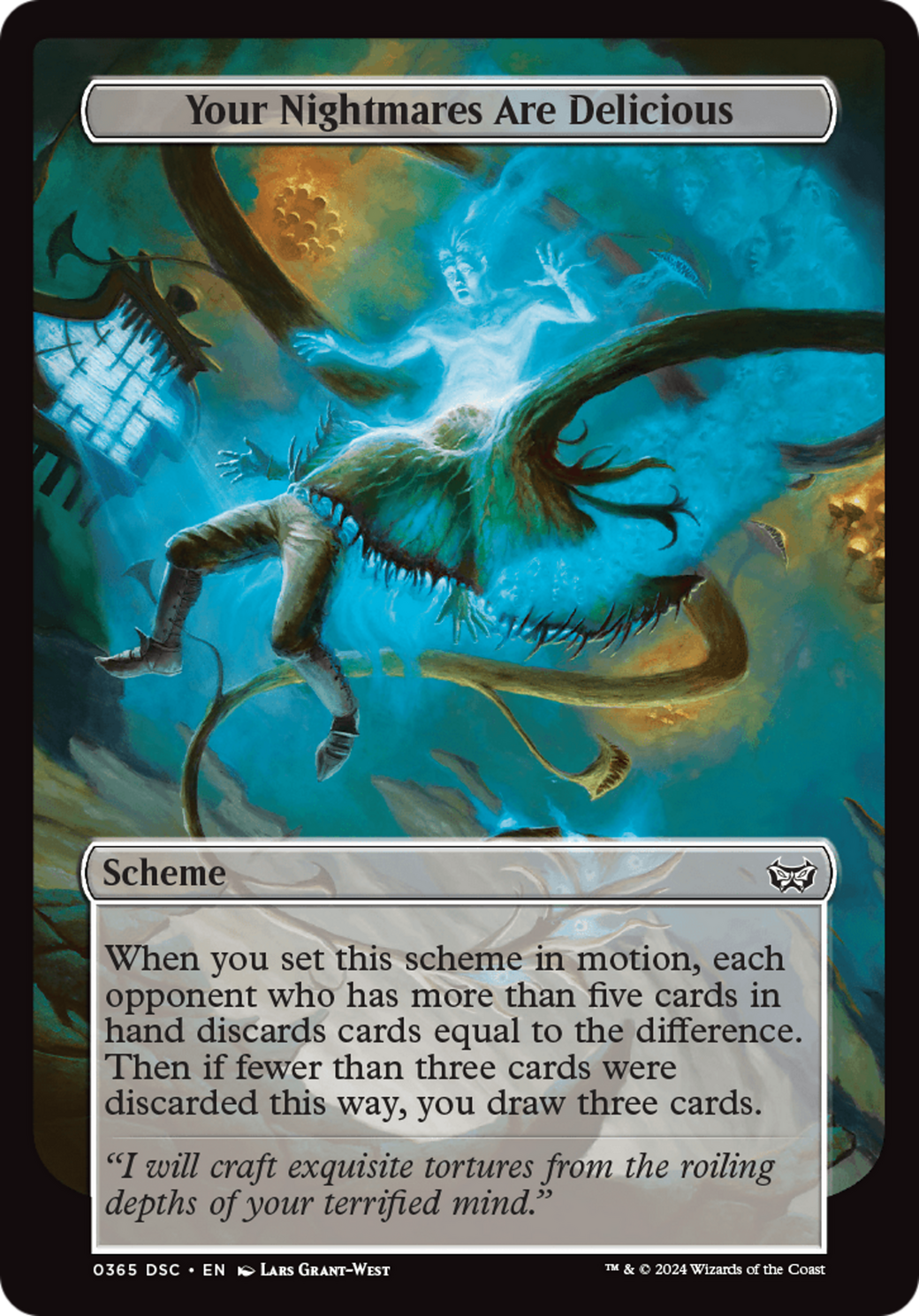 Your Nightmares are Delicious (Full Art) [Duskmourn: Archenemy] | Grognard Games