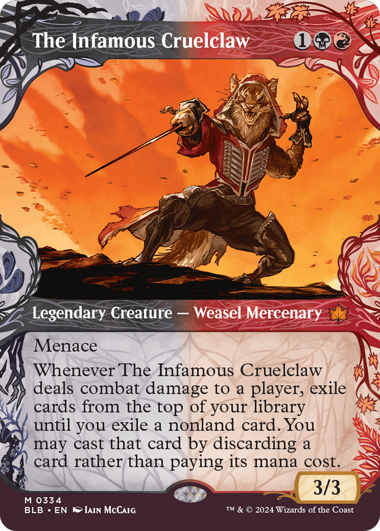 The Infamous Cruelclaw (Showcase) [Bloomburrow] | Grognard Games